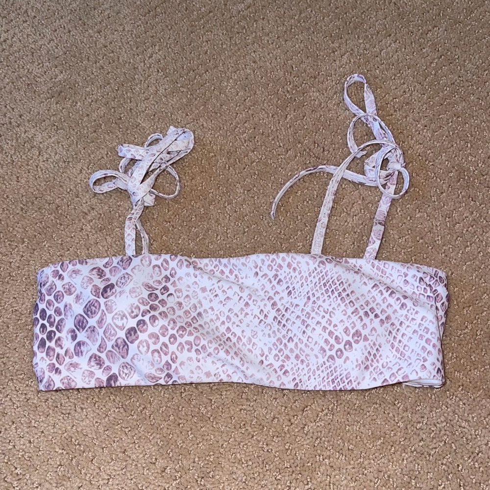 patterned swimsuit